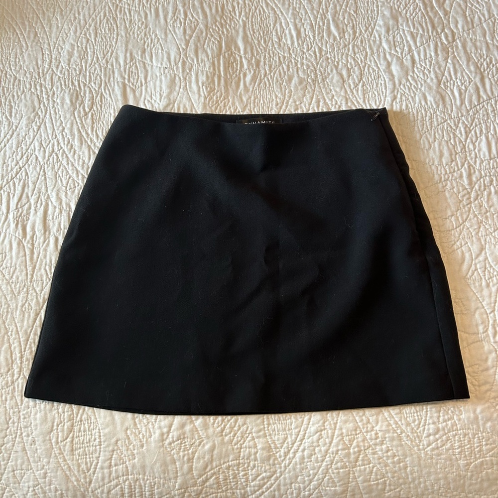 Dynamite Classic Black Mini Skirt